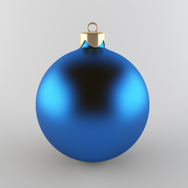 christmas ball 3d obj - Christmas Ball Blue... by happy3D